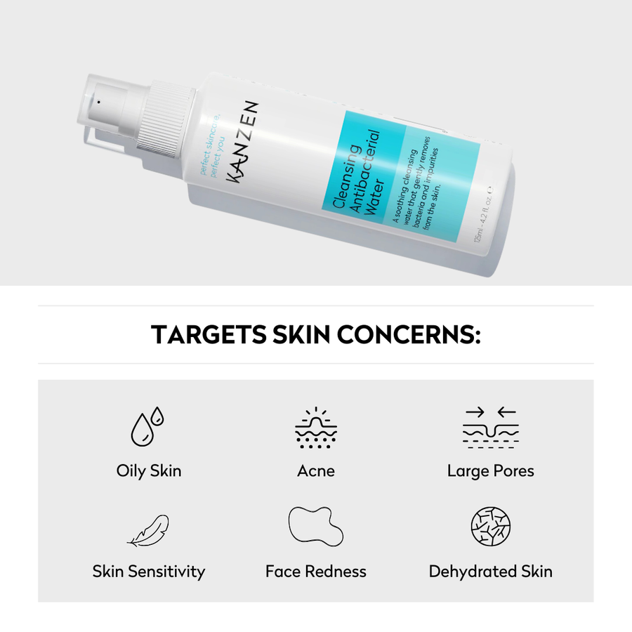 Kanzen Skincare | Derma Anti-Bacterial Hypochlorous Acid Cleansing Water